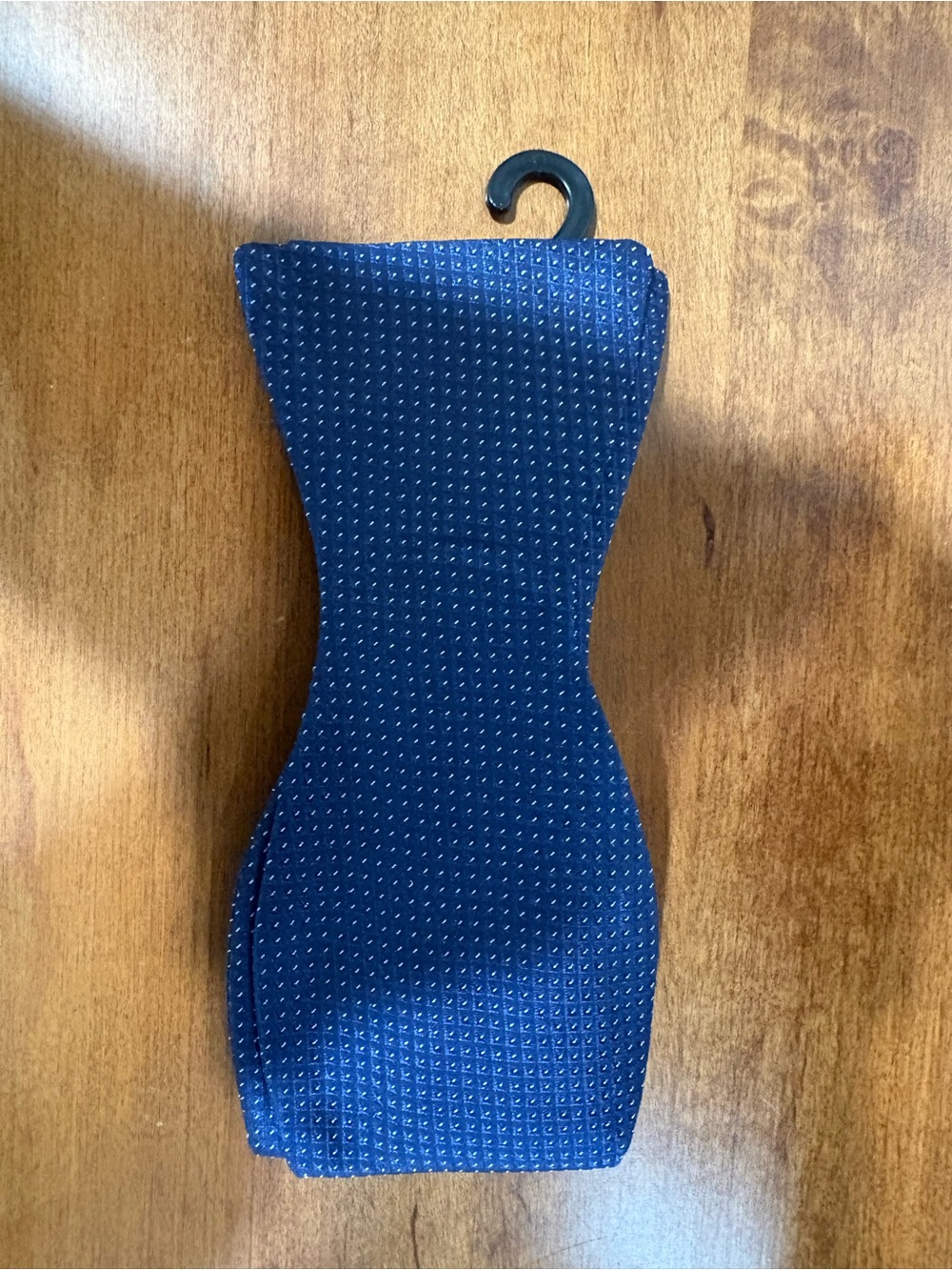 BOSS by Hugo Boss Classic Navy Textured Bow Tie - untied - Men formal Accessory